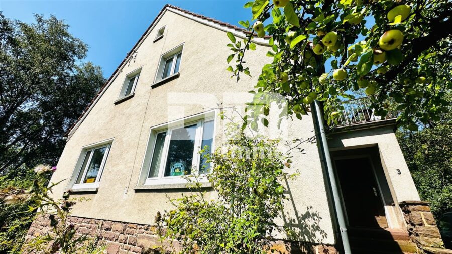 Herrschaftliches Ein- /Zweifamilienhaus BJ 1949 mit großem Garten in Traumlage - Straßenseite Ansicht